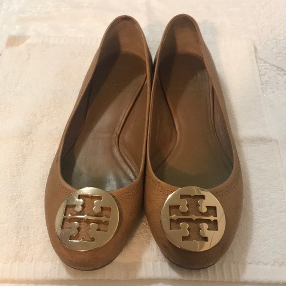 Tory Burch Shoes - ✨TORY BURCH BROWN FLATS✨ (WORN/LOVED)